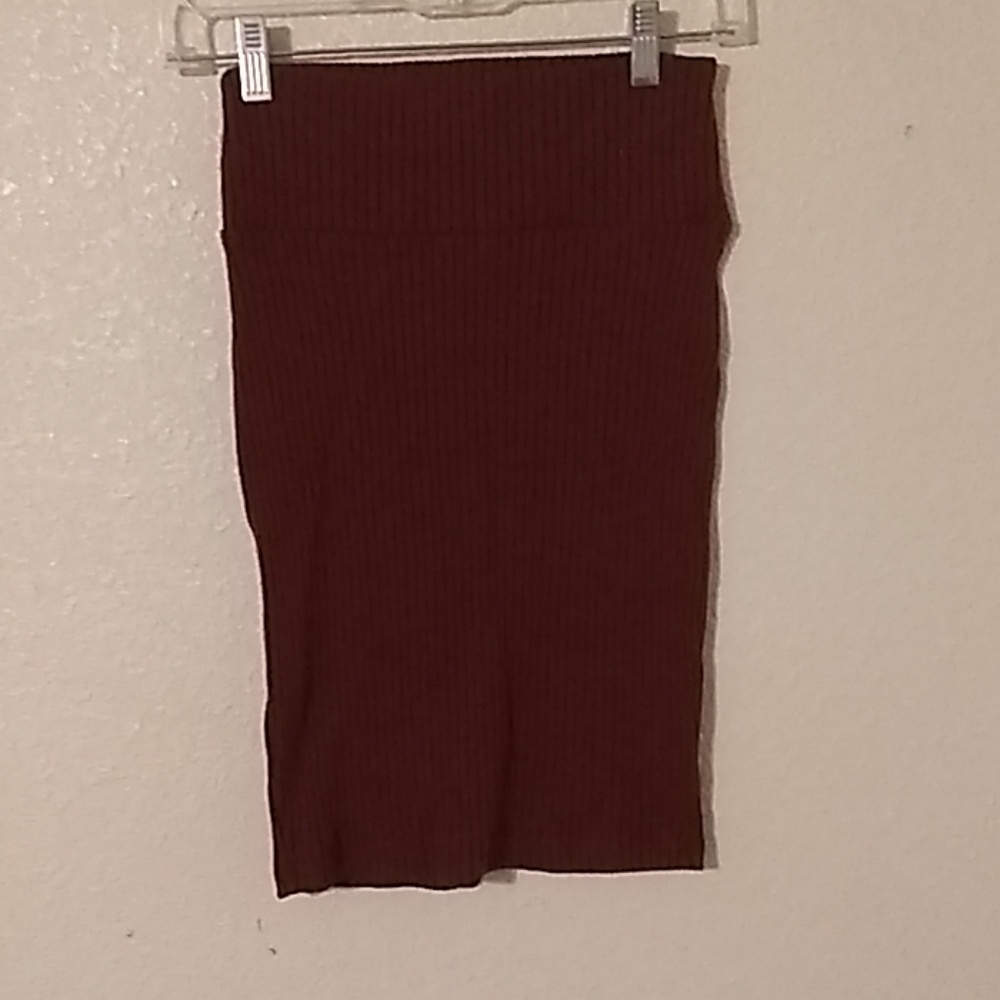 Maroon skirt